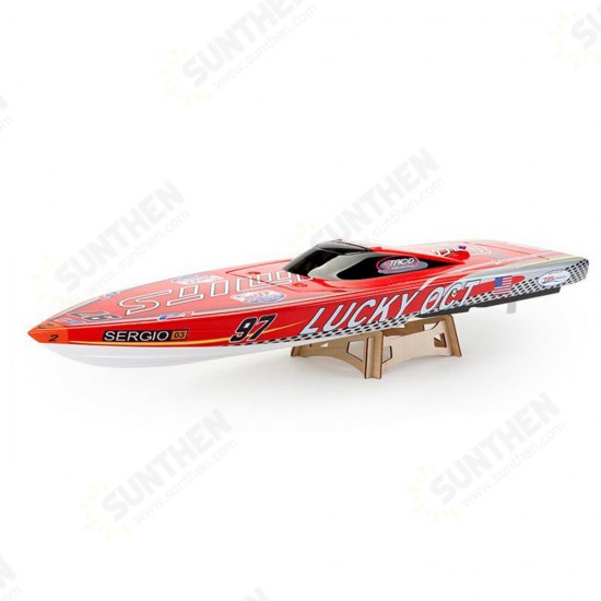 1126 880mm Lucky OCT 2.4G 120A ESC Brushless RC Boat w/ Water Cooling System Without Servo TX Battery