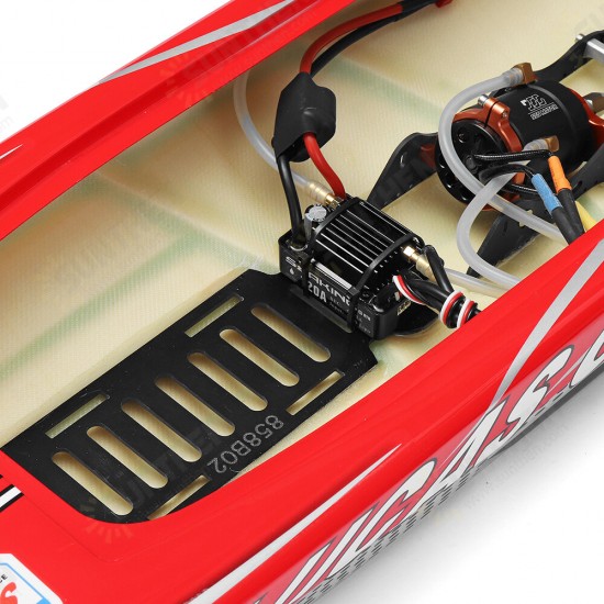 1126 880mm Lucky OCT 2.4G 120A ESC Brushless RC Boat w/ Water Cooling System Without Servo TX Battery