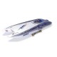 1133-01F Zonda Cat 1040mm RC Boat Hull Fiberglass without Electronic & Hardware Parts Model