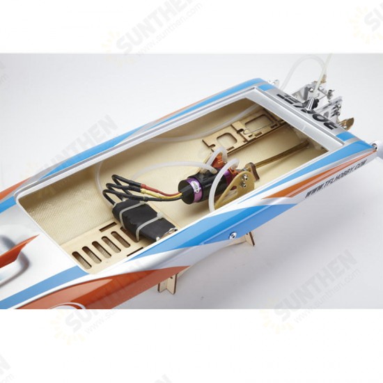 Hobby 1111 Rocket FSR-OF Racing Boat 65cm 2958/2881KV Brushless Motor 70A ESC Fibreglass RC Boat