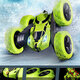 828G 2 in 1 RC Car 2.4G 1:16 Stunt Drift Deformation LED Light Tank Tracked Jumping 360° Flip Vehicle Kids Child Toys