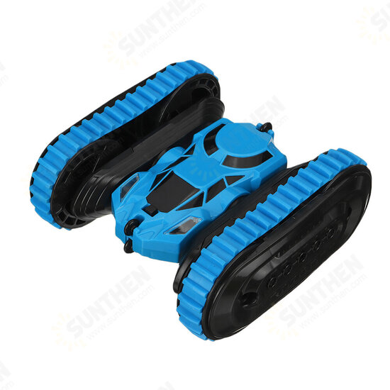 828G 2 in 1 RC Car 2.4G 1:16 Stunt Drift Deformation LED Light Tank Tracked Jumping 360° Flip Vehicle Kids Child Toys