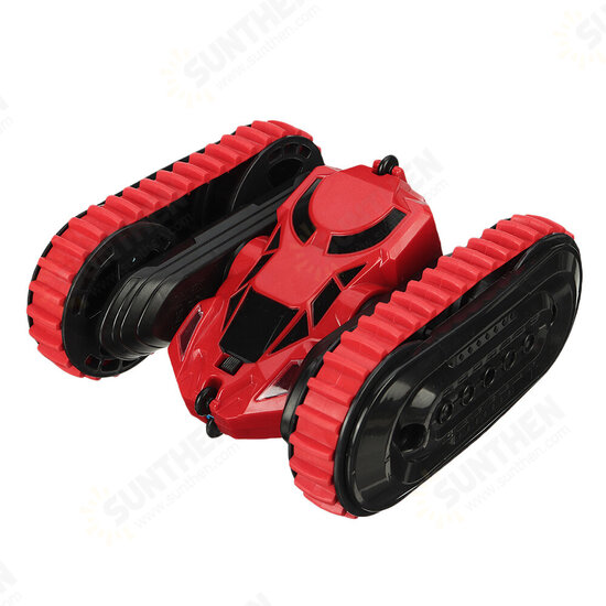 828G 2 in 1 RC Car 2.4G 1:16 Stunt Drift Deformation LED Light Tank Tracked Jumping 360° Flip Vehicle Kids Child Toys