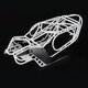 D1RC Titanium Alloy Tube RC Car Frame For AXIAL Ghost 90018 90020 90031 90045 90048 90053 Vehicle Parts