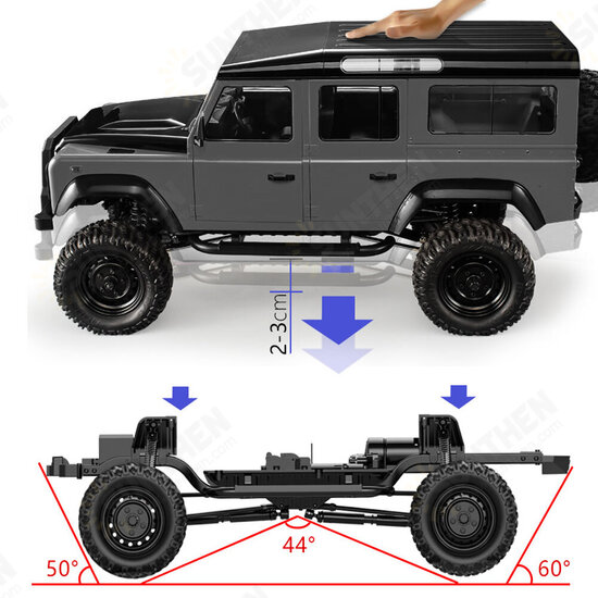 Double E E101-003 1/8 2.4G 4WD RC Car D110 Crawler Truck RC Vehicle Models