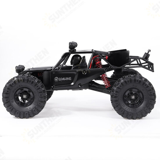 EAT04 1/12 2.4G 4WD RC Car Metal Body Shell Desert Off-road Truck 7.4V 1500mAH RTR Toy Black