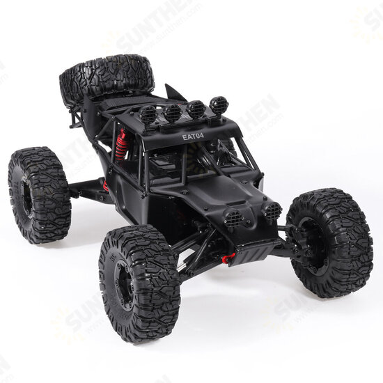 EAT04 1/12 2.4G 4WD RC Car Metal Body Shell Desert Off-road Truck 7.4V 1500mAH RTR Toy Black