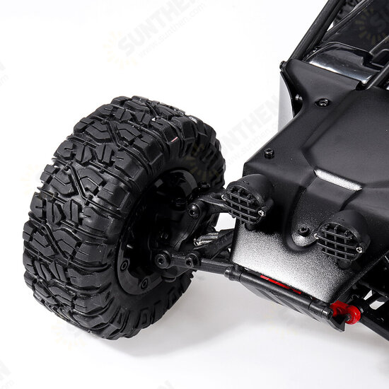 EAT04 1/12 2.4G 4WD RC Car Metal Body Shell Desert Off-road Truck 7.4V 1500mAH RTR Toy Black