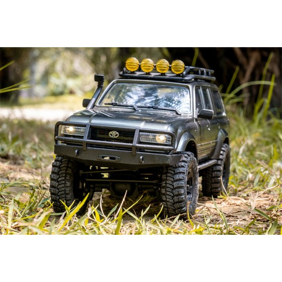 1/18 RC Car 2.4G Land Cruiser 80 For TOYOTA With Two Batteries Partly Waterproof RC Crawler Off Road RC Vehicle Models RTR Remote Control Car