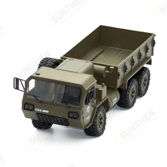 FY004A 1/16 2.4G 6WD Rc Car Proportional Control US Army Military Truck RTR Model Toys