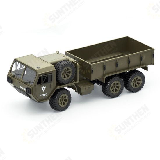 FY004A 1/16 2.4G 6WD Rc Car Proportional Control US Army Military Truck RTR Model Toys