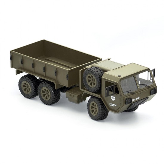 FY004A 1/16 2.4G 6WD Rc Car Proportional Control US Army Military Truck RTR Model Toys