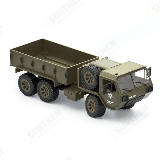 FY004A 1/16 2.4G 6WD Rc Car Proportional Control US Army Military Truck RTR Model Toys