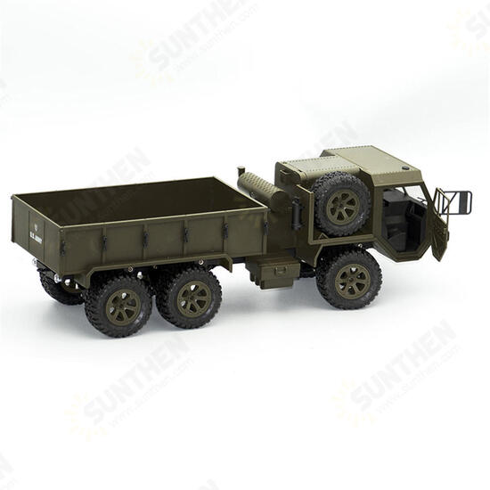 FY004A 1/16 2.4G 6WD Rc Car Proportional Control US Army Military Truck RTR Model Toys