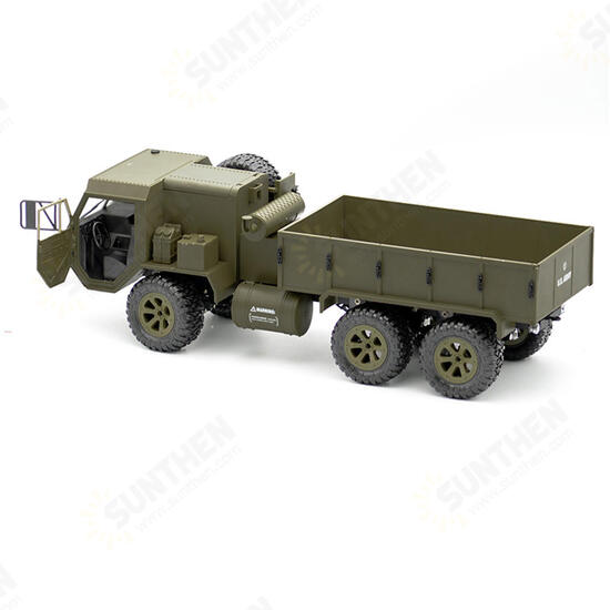 FY004A 1/16 2.4G 6WD Rc Car Proportional Control US Army Military Truck RTR Model Toys