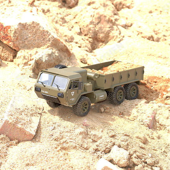 FY004A 1/16 2.4G 6WD Rc Car Proportional Control US Army Military Truck RTR Model Toys