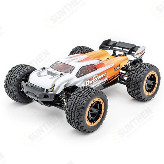 2.4G 2CH 1/16 16890 Brushless RC Car High Speed 45KM/H Big Foot Vehicle Models Truck