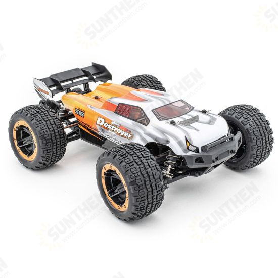 2.4G 2CH 1/16 16890 Brushless RC Car High Speed 45KM/H Big Foot Vehicle Models Truck