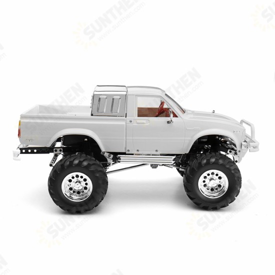 HG P407 1/10 2.4G 4WD RC Car for TOYATO Metal 4X4 Pickup Truck Rock Crawler RTR Toy