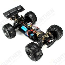 w/ 2 Battery 120A Upgraded 1/10 2.4G 4WD 80km/h Brushless RC Car Truggy 21101 RTR Model w/ 2 Battery 120A Upgraded 1/10 2.4G 4WD 80km/h Brushless RC Car Truggy 21101 RTR Model