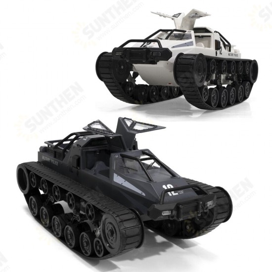 RB01K 1203 1:12 Drift RC Tank Car Kit Need to Assemble 2.4G High Speed Full Proportional Control RC Vehicle Model Without Electronic Element No Transmitter No Battery