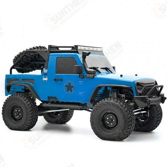 EX86100 PRO Kit 1/10 2.4G 4WD Rc Car Electric Climbing Rock Crawler without Electronic Parts