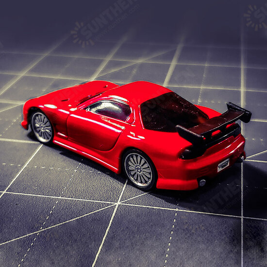 C71 RTR 1/76 2.4G RWD Mini RC Car Sports Vehicles LED Lights Full Proportional Toys On-Road Models