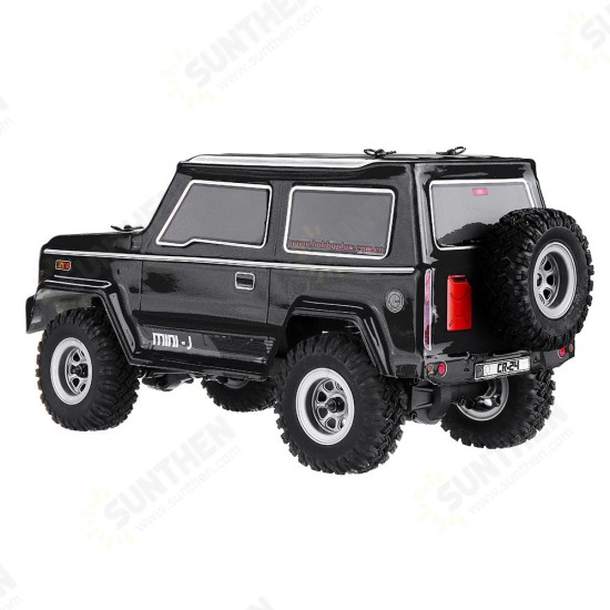 1/24 Mini RC Car Crawler with Two Batteries 4WD 2.4G Waterproof RC Vehicle Model RTR for Kids and Adults