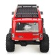 104311 1/10 2.4G 4X4 Crawler RC Car Desert Mountain Rock Vehicle Models With Two Motors LED Head Light Two Battery