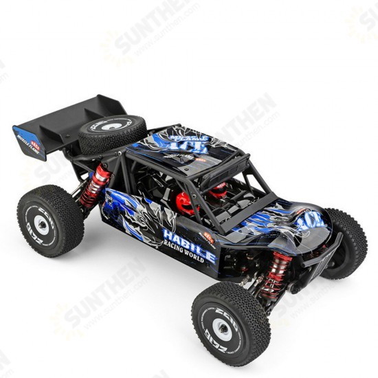 124018 1:12 RTR Upgraded 7.4V 2600mAh 2.4G 4WD 60km/h Metal Chassis RC Car Vehicles Models Two/Three Batteries