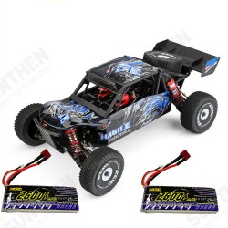 124018 1:12 RTR Upgraded 7.4V 2600mAh 2.4G 4WD 60km/h Metal Chassis RC Car Vehicles Models Two/Three Batteries 124018 1:12 RTR Upgraded 7.4V 2600mAh 2.4G 4WD 60km/h Metal Chassis RC Car Vehicles Models Two/Three Batteries