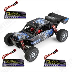 124018 1:12 RTR Upgraded 7.4V 2600mAh 2.4G 4WD 60km/h Metal Chassis RC Car Vehicles Models Two/Three Batteries 124018 1:12 RTR Upgraded 7.4V 2600mAh 2.4G 4WD 60km/h Metal Chassis RC Car Vehicles Models Two/Three Batteries