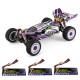 124019 RTR Two/Three Upgraded 2600mAh Battery 2.4G 4WD 60km/h Metal Chassis RC Car Vehicles Models Toys