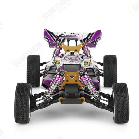 124019 RTR Two/Three Upgraded 2600mAh Battery 2.4G 4WD 60km/h Metal Chassis RC Car Vehicles Models Toys