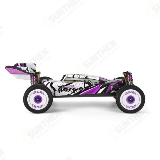 124019 RTR Two/Three Upgraded 2600mAh Battery 2.4G 4WD 60km/h Metal Chassis RC Car Vehicles Models Toys