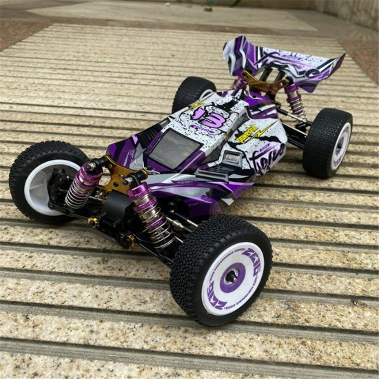 124019 RTR Two/Three Upgraded 2600mAh Battery 2.4G 4WD 60km/h Metal Chassis RC Car Vehicles Models Toys