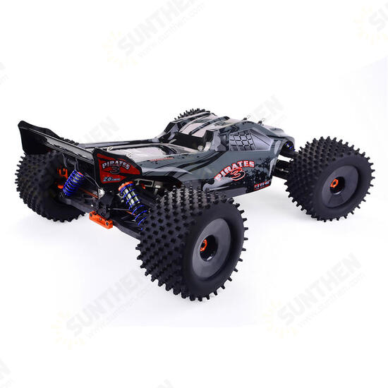 9021 V3 1/8 2.4G 4WD 80km/h 120A ESC Brushless RC Car Full Scale Electric Truggy RTR Model