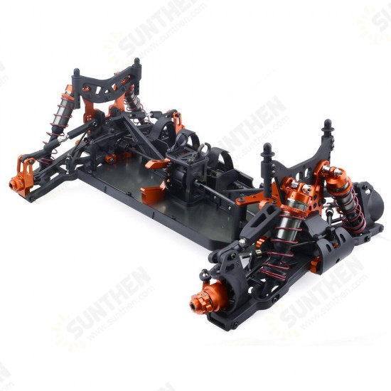 9116 1/8 4WD Brushless Electric Truck Metal Frame 100km/h RC Car Without Electric Parts