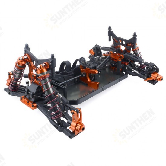 9116 1/8 4WD Brushless Electric Truck Metal Frame 100km/h RC Car Without Electric Parts