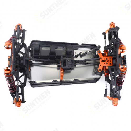 9116 1/8 4WD Brushless Electric Truck Metal Frame 100km/h RC Car Without Electric Parts