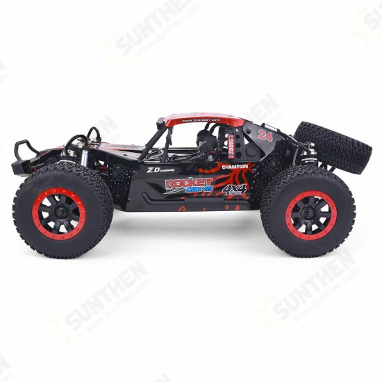 DBX 10 1/10 4WD 2.4G Desert Truck Brushed RC Car Off Road Vehicle Models 55KM/H