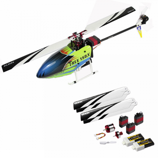 150X 2.4G 6CH Dual Brushless Motor 3D Flying RC Helicopter PNP with 150 Carry Box