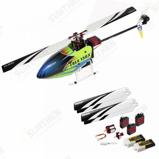 150X 2.4G 6CH Dual Brushless Motor 3D Flying RC Helicopter PNP with 150 Carry Box