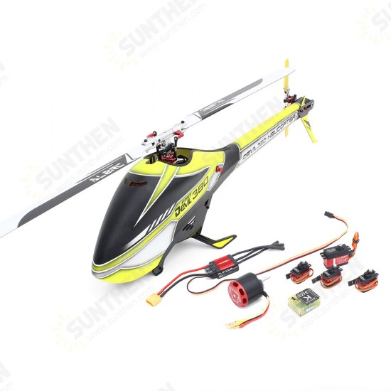 Devil 380 FAST FBL 6CH 3D Flying Flybarless RC Helicopter Super Combo With Motor ESC Servo Gyro