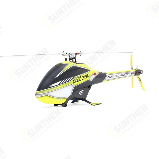 Devil 380 FAST FBL 6CH 3D Flying Flybarless RC Helicopter Super Combo With Motor ESC Servo Gyro