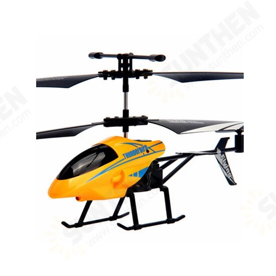 D728 3.5CH Fall Resistant Led Light USB Chargering Alloy Remote Control RC Helicopter RTF Children Gift Outdoor Toys