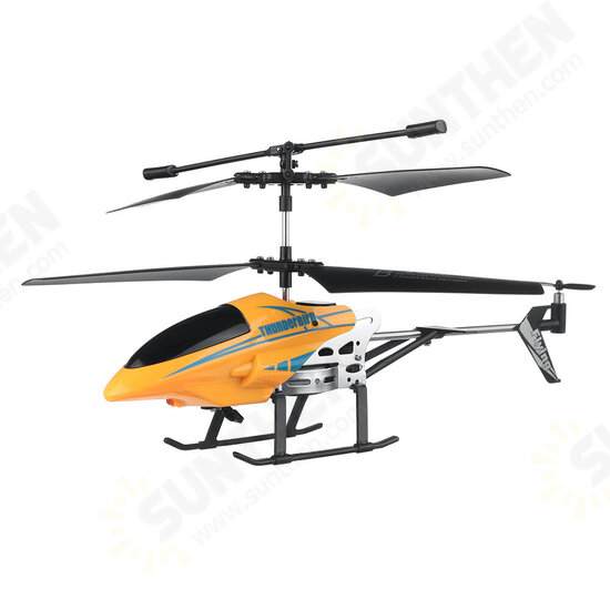 D728 3.5CH Fall Resistant Led Light USB Chargering Alloy Remote Control RC Helicopter RTF Children Gift Outdoor Toys