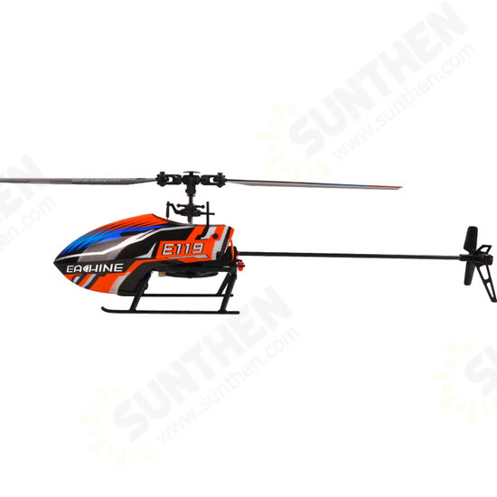 E119 2.4G 4CH 6-Axis Gyro Flybarless RC Helicopter RTF 3pcs 4pcs Batteries Version