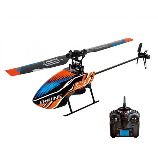 E119 2.4G 4CH 6-Axis Gyro Flybarless RC Helicopter RTF With One Battery