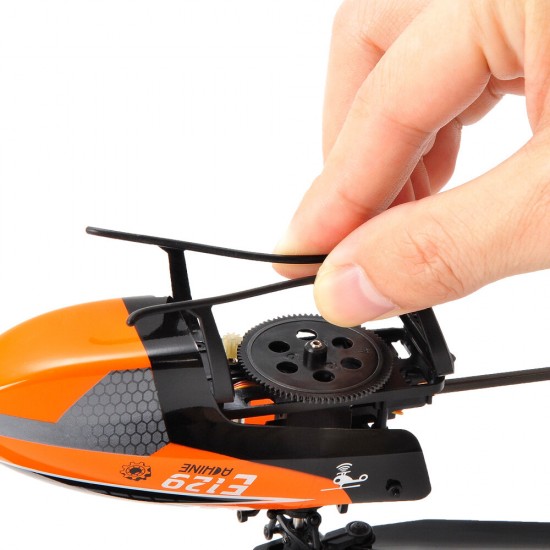 E129 2.4G 4CH 6-Axis Gyro Altitude Hold Flybarless RC Helicopter RTF